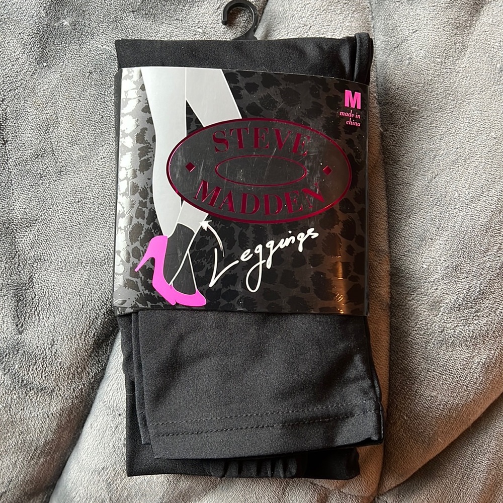 Steve Madden Black Leggings Size Medium